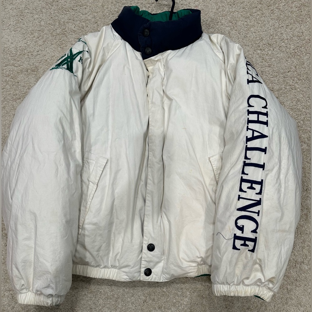 90’s Vintage Nautica J-Class Challenge Series Down Puffer Jacket